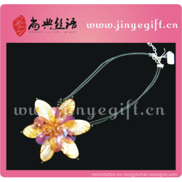 shangdian artesanal floral piedra cultural joyas